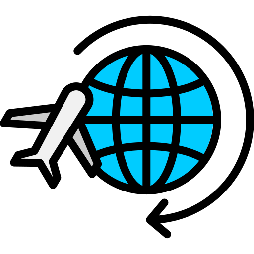 국제 배송 Generic color lineal-color icon