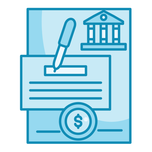 Bank check Generic color lineal-color icon