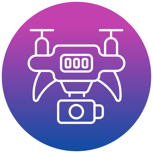 Camera drone Generic gradient fill icon
