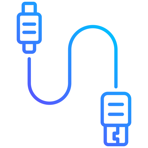 câble Generic gradient outline Icône