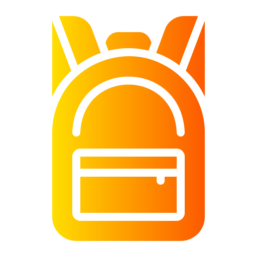 bolsa para la escuela Generic gradient fill icono