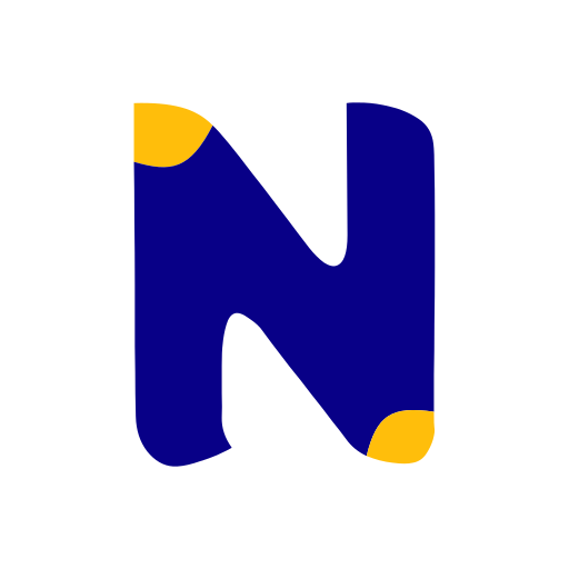 Letter n Generic color fill icon