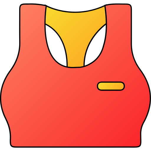 sujetador deportivo Generic gradient lineal-color icono