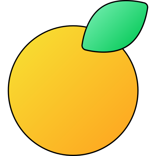 naranja Generic gradient lineal-color icono