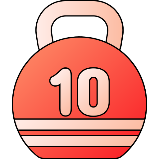 Kettlebell Generic gradient lineal-color icon
