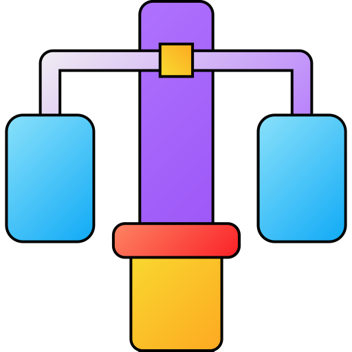 maquina de gimnasio Generic gradient lineal-color icono