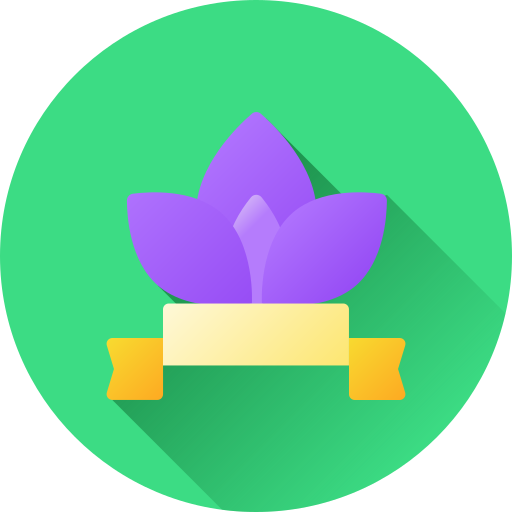 цветок лотоса Generic gradient fill иконка