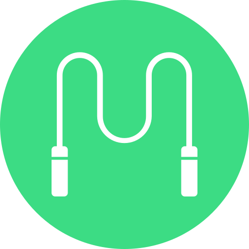 Skipping rope Generic color fill icon