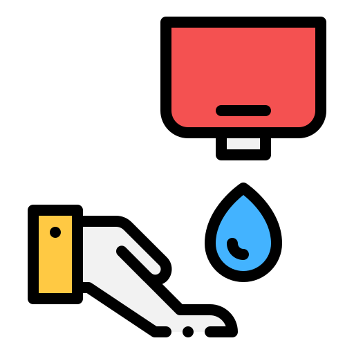 sanityzer dłoni Generic color lineal-color ikona