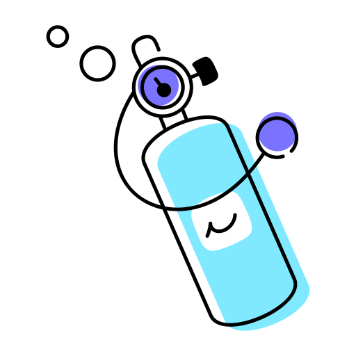 cilindro del gas Generic color lineal-color icona