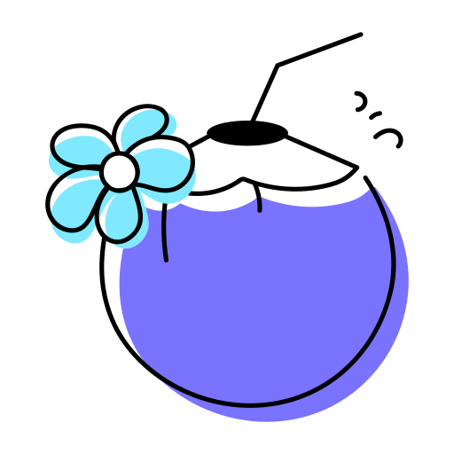 Coconut Generic color lineal-color icon