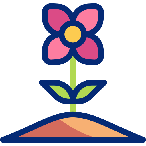 Цветок Basic Accent Lineal Color иконка
