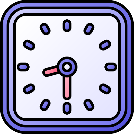 Clock Generic gradient lineal-color icon