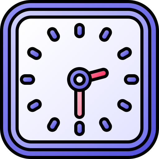 Clock Generic gradient lineal-color icon