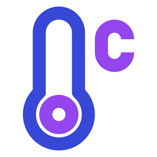 grados centígrados Generic color outline icono