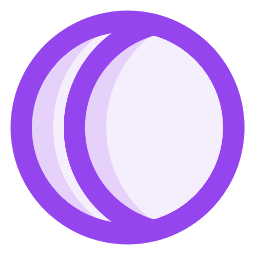 gibbous-mond Generic color lineal-color icon