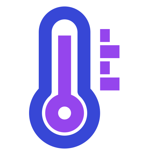 hoge temperatuur Generic color outline icoon