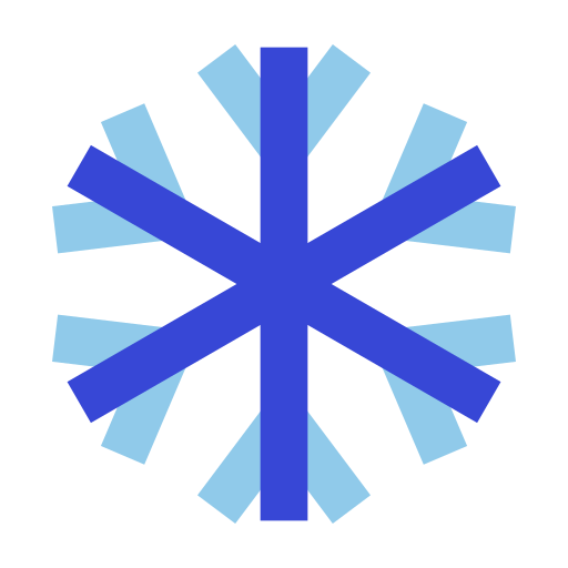 nieve Generic color fill icono
