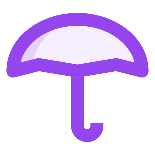 우산 Generic color lineal-color icon