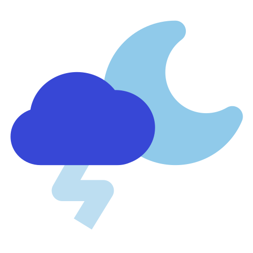 Thunder Generic color fill icon