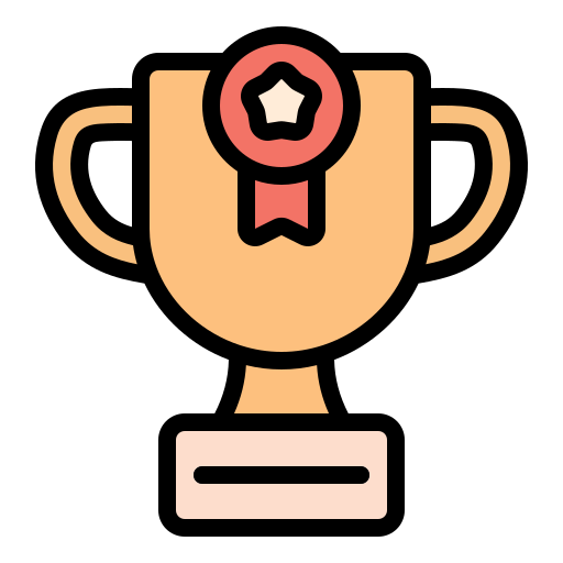 Trophy Generic color lineal-color icon