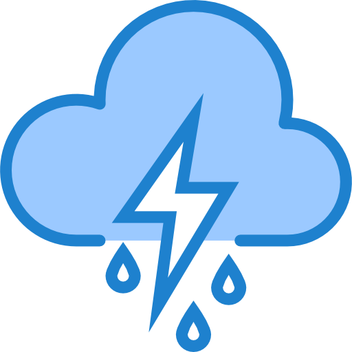 tempestuoso srip Blue icono
