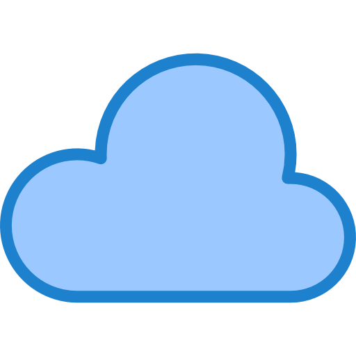 nublado srip Blue icono