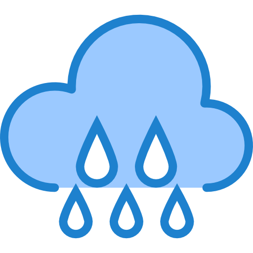 Rainy srip Blue icon