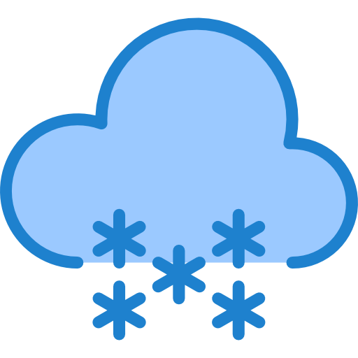 Snowy srip Blue icon
