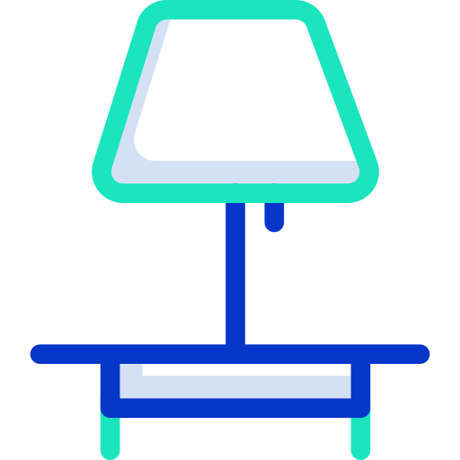 lampa stołowa Icongeek26 Outline Colour ikona
