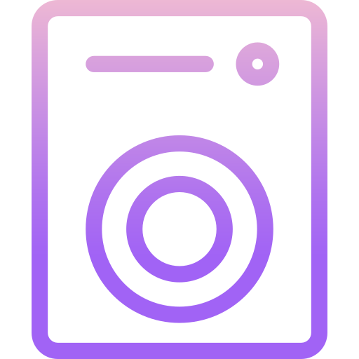 lavadora Icongeek26 Outline Gradient icono