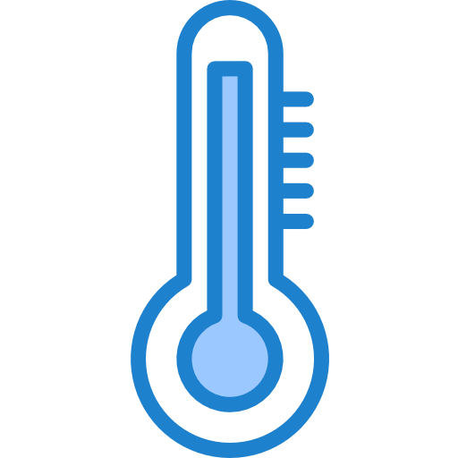 termómetro srip Blue icono