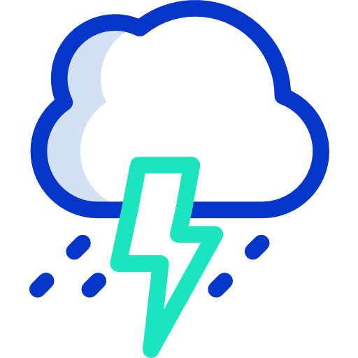 tormenta Icongeek26 Outline Colour icono