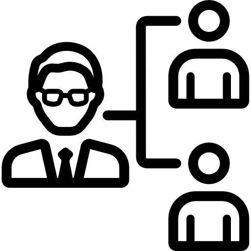 struktura hierarchiczna Yuttapong Lineal ikona