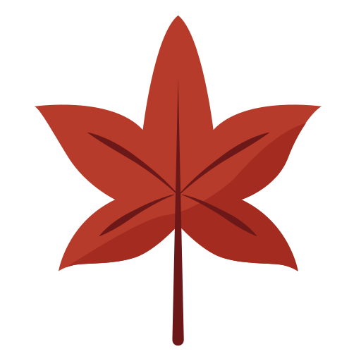 가을 잎 Generic color fill icon