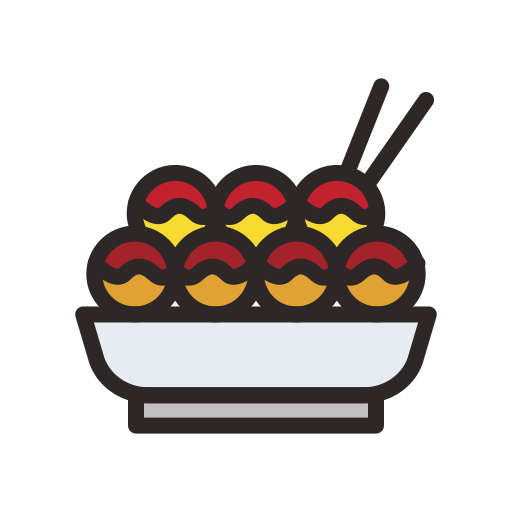 takoyaki Generic color lineal-color icono