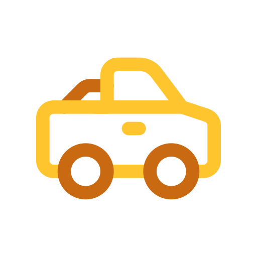 Pickup truck Generic color outline icon