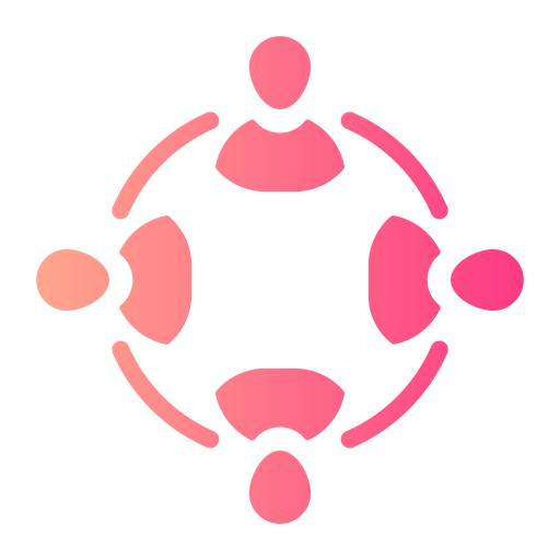 organizzazione Generic gradient fill icona