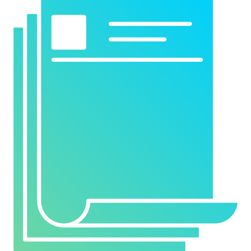 Letterhead Generic gradient fill icon