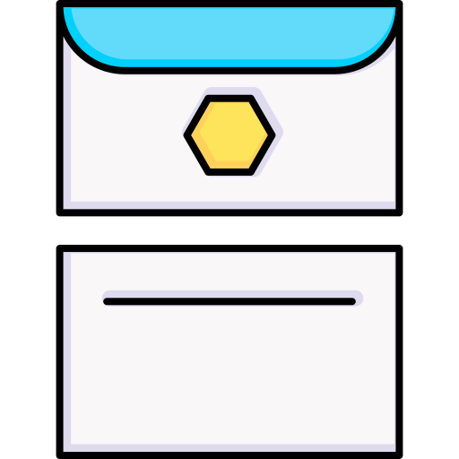 enveloppe Generic color lineal-color Icône