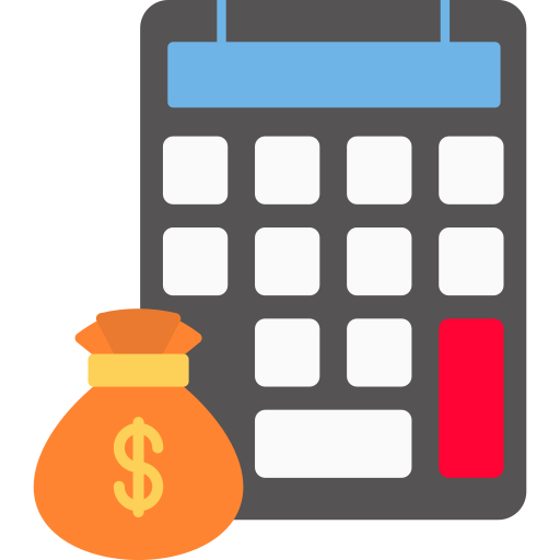 calculador Generic color fill icono