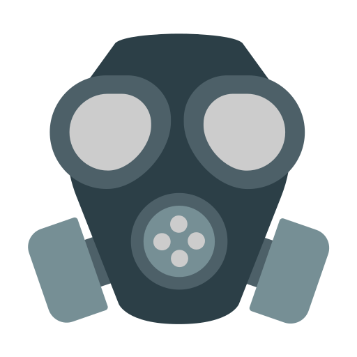 gasmasker Generic color fill icoon