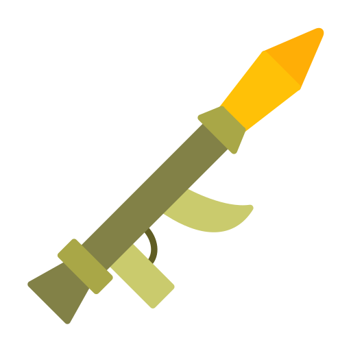 Bazooka Generic color fill icon