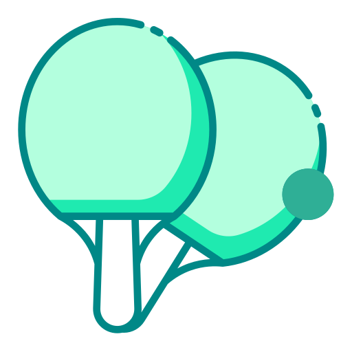 Настольный теннис Generic color lineal-color иконка