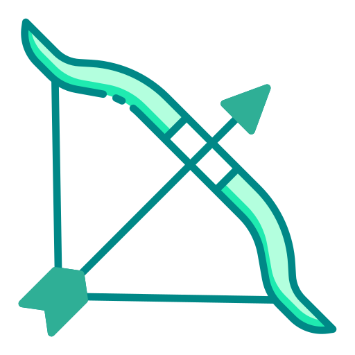 Archery Generic color lineal-color icon