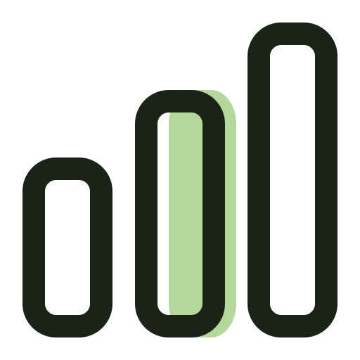 barres du graphique Generic color lineal-color Icône