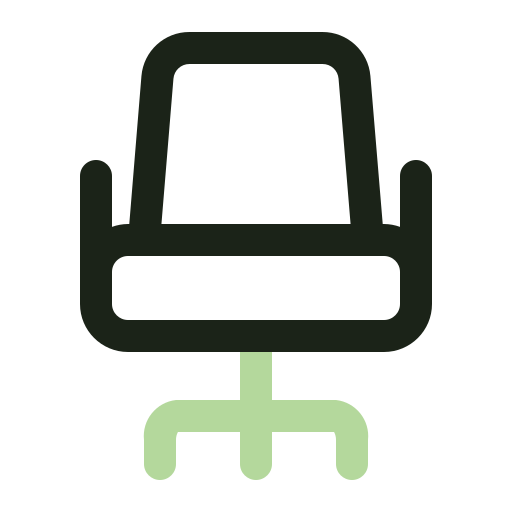 sedia da ufficio Generic color outline icona