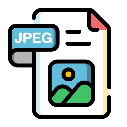 Jpeg Generic color lineal-color icon