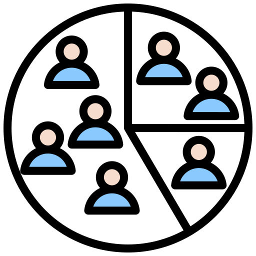 segment de clientèle Generic color lineal-color Icône