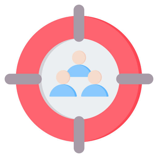 Target marketing Generic color fill icon